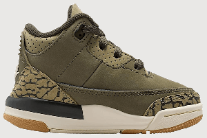 Кроссовки Air Jordan 3 Retro TD, коричневый