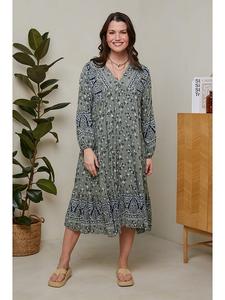 Длинное платье Curvy Lady, хаки