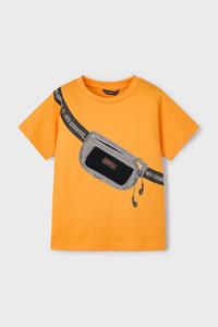 Футболка из хлопка для детей Mayoral, оранжевый