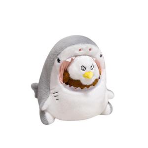 Креативная плюшевая кукла акула в мультяшном стиле, высота 30см/40см MLING