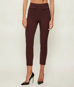 Брюки-Сигареты slim fit Elisabetta Franchi, коричневый