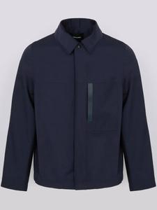 Водонепроницаемая куртка-рубашка Yves Salomon, синий