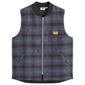 Рабочий жилет в клетку «чертополох» Service Works, черный
