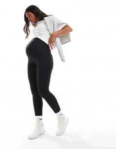 Мягкие на ощупь леггинсы для занятий йогой Maternity Icon черного цвета ASOS 4505