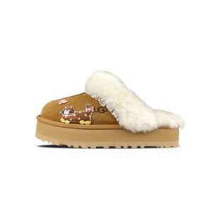 UGG Женские сланцы с закрытым носком, устойчивые к истиранию, brown