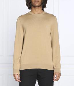 Джемпер мужской Boss шерстяной тонкий, коричневый