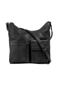 Сумка через плечо, натуральная кожа SANSIBAR, черный