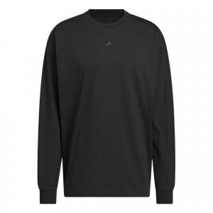 Баскетбольная футболка унисекс Adidas, черный/jade белый