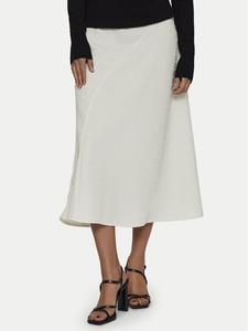Трапециевидная юбка стандартного кроя Vila, бежевый