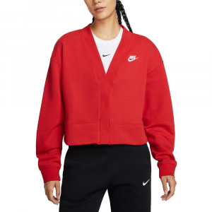 Nike Куртки женские, красные, с V-образным вырезом, средней ценовой категории, другие