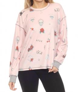 Женский топ Livin On The Edge в цвете розовая дымка PJ Salvage