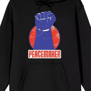 Мужская фиолетовая толстовка Peacemaker со сжатыми кулаками Licensed Character