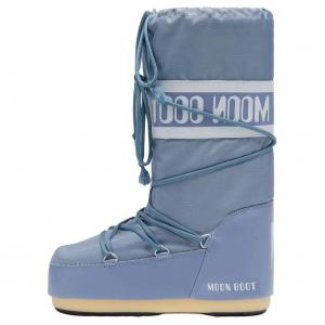 Женские зимние ботинки Moon Boot высокие, голубой