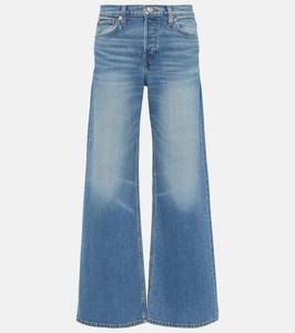 Джинсы со средней посадкой и широкими штанинами Re/Done, West Coast Fade