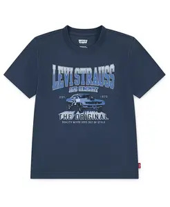 Футболка с коротким рукавом Muscle Car для мальчиков 4-7 лет Levi'S, синий