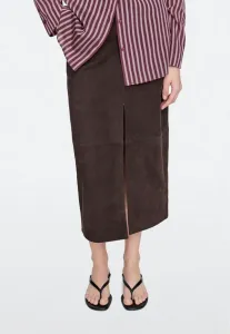 Босоножки tbar на среднем каблуке с разделителем пальцев Massimo Dutti, Black