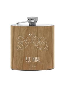 Mr. & Mrs. Panda Фляжка из нержавеющей стали с изображением пчелы и надписью, выполненной коричневым цветом