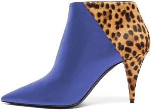 Женские тонкие ботильоны FSJ с леопардовым принтом, средней и высокой посадкой, на молнии, с острым носком, удобные, размеры 4-15 США