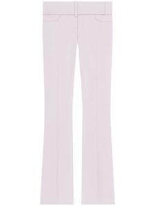 Courrèges брюки bootcut с поясом, розовый