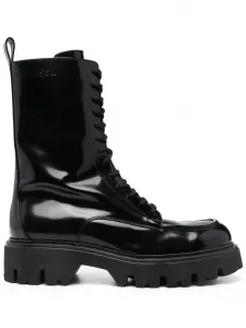 Ботинки на шнуровке Msgm, черный