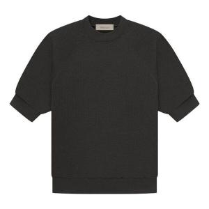 Свитер ss23 ss waffle sweatshirt 'off black' Fear Of God Essentials, черный