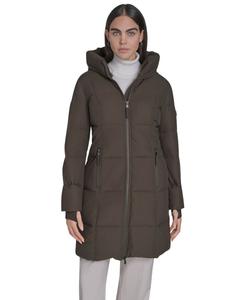 Женская пуховая куртка с воротником-стойкой и капюшоном Calvin Klein, Twig