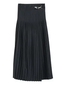 Плиссированная юбка-миди Aguenda Semicouture, синий