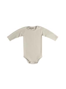 Sämann Детский боди из 100% органического хлопка, застежка на кнопках, длинные рукава, не в рубчик, цвет овсяного молока