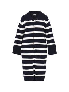 DreiMaster Женский кардиган темно-синего и кремового цвета