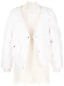 Многослойный пуховик B+Ab, розовый