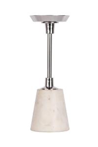 Подсвечник Kayoom серебро, белый, 10/30/10 см