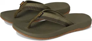 Мужские шлепанцы Teva Hurricane, темно-оливковый