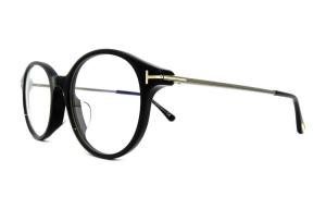 TOM FORD Металлическая круглая оправа для очков унисекс черная, Black