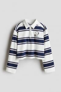 Свободная рубашка регби H&M, мультиколор