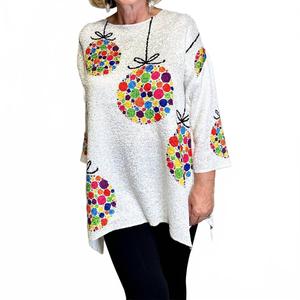 Цветной рождественский шар в белом цвете Berek, белый