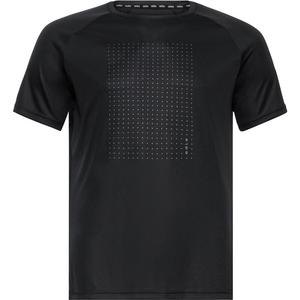 Футболка с круглым вырезом из искусственной кожи, essentia Odlo, черный