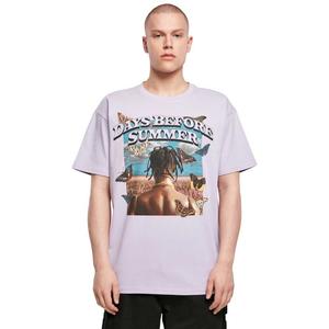 Футболка Mister Tee Days Before Summer Oversize, фиолетовый