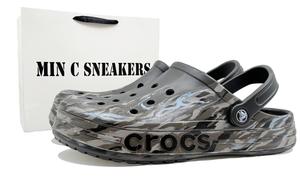 Байабанд Клог Бокс, He Su Space, Dark Night Vortex Клоги унисекс Crocs, черный