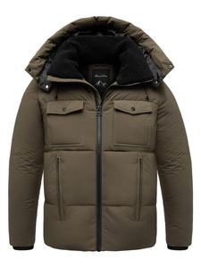 Зимняя куртка RENTON оливкового цвета Amaci&Sons