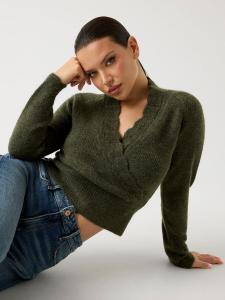 Свитер GUESS, темно-зеленый