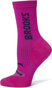 Носки Brooks Unisex Ghost Crew Sock, Magenta/Br Crew