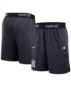 Мужские шорты New York Yankees Authentic Collection Performance Knit в синем цвете Nike