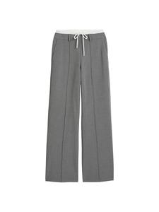 Marc O'Polo DENIM Свободные брюки-трансформер из ткани «асфальтовый меланж»