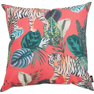 Декоративная подушка Тигр Двусторонняя подушка для улицы, включая наполнитель Done., Bunt + bedruckt