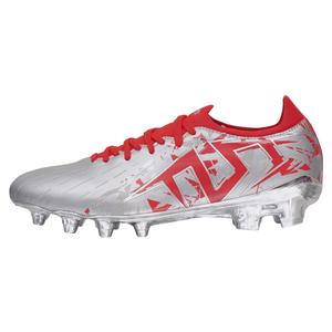 TLSS Кроссовки FG Firm Ground Natural Ground Shock Absorbers With Slip Resistant Features Soccer Shoes Men's Silver Red