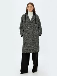 Демисезонное пальто Koton, mottled black
