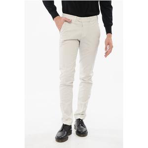 Брюки-чиносы ID Stretch Cotton с петлями для ремня Corneliani, Gray