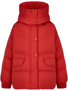 Пуховик со съемным капюшоном STUDIO TOMBOY, красный