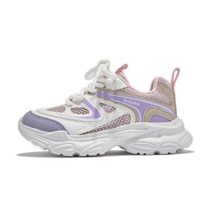 Детские кроссовки с низким верхом, устойчивые к ударам и дышащие, для детей от 3 до 7 лет Babaya, фиолетовый