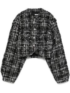 ROTATE BIRGER CHRISTENSEN пиджак из ткани букле, черный